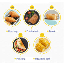 Load image into Gallery viewer, 3 In 1 Electric Breakfast Machine Multifunction frying pan mini Cooking pot household bread pizza sandwich frying pan 220V