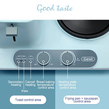 Load image into Gallery viewer, 3 In 1 Electric Breakfast Machine Multifunction frying pan mini Cooking pot household bread pizza sandwich frying pan 220V