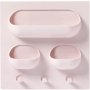 Multifunctional Sorting Storage Rack Holder Shelf Organizer Shelf-adhesive Sticker Wall Mounted Toilet Kitchen Bathroom