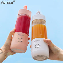 Load image into Gallery viewer, 350ml Mini Portable Electric Fruit Juicer USB Rechargeable Smoothie Maker Blender Machine Fruit Cup Juicing Cup Kitchen Mixer
