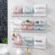 Load image into Gallery viewer, Multifunctional Sorting Storage Rack Holder Shelf Organizer Shelf-adhesive Sticker Wall Mounted Toilet Kitchen Bathroom
