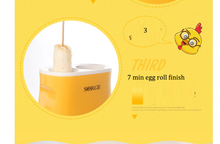 Load image into Gallery viewer, Electric Egg Cooker Egg &amp; Pancake Rings Automatic Egg Boiler Breakfast Egg DIY Tools Pancake Roll Machine Egg sausage maker
