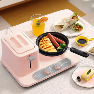 3 In 1 Electric Breakfast Machine Multifunction  frying pan mini Cooking pot household bread pizza sandwich frying pan 220V