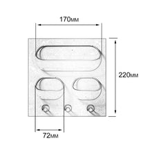 Load image into Gallery viewer, Multifunctional Sorting Storage Rack Holder Shelf Organizer Shelf-adhesive Sticker Wall Mounted Toilet Kitchen Bathroom
