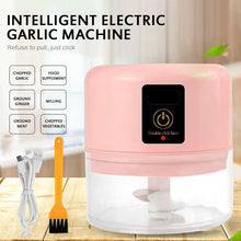 Load image into Gallery viewer, Mini Multifunctional Garlic Masher Electric Garlic Ginger Crusher Meat Fruit Vegetable Chopper Cutter Kitchen Tool Food Chopper
